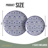 Earthtrends Florentine Design Plates Combo Set 16/16.
